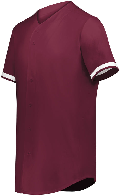 Augusta Sportswear Youth Cutter+ Full Button Baseball Jersey
